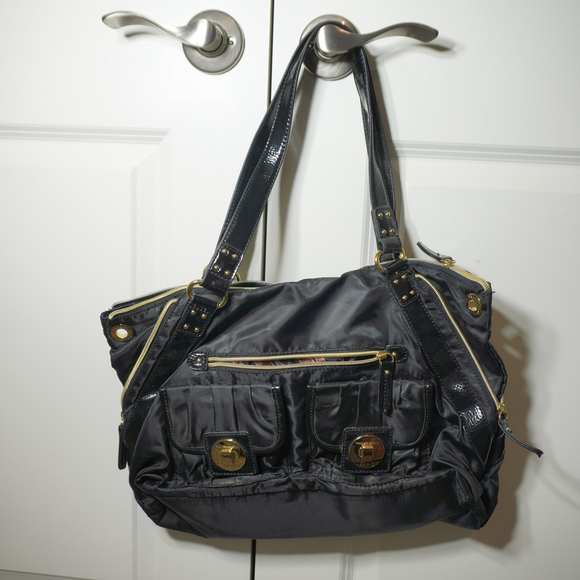 Women's Franco Sarto Black Shoulder Bag Medium - Picture 1 of 7